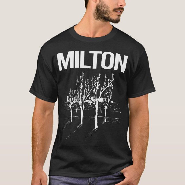 Street Träd Milton T Shirt (Framsida)