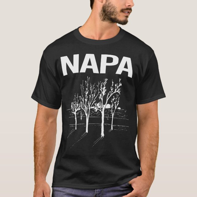 Street Träd Napa T Shirt (Framsida)