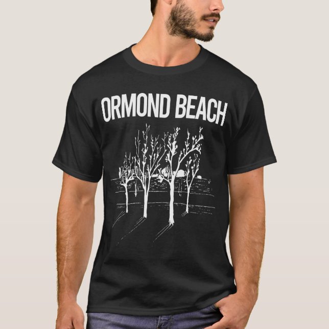 Street Träd Ormond Beach T Shirt (Framsida)