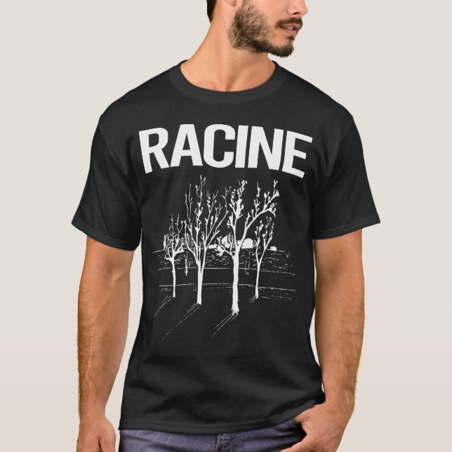 Street Träd Racine T Shirt (Framsida)