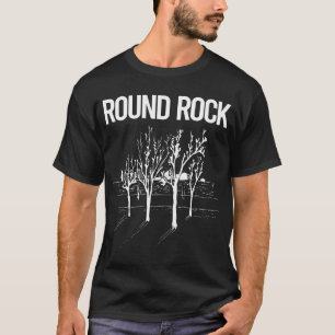Street Träd Round Sten T Shirt