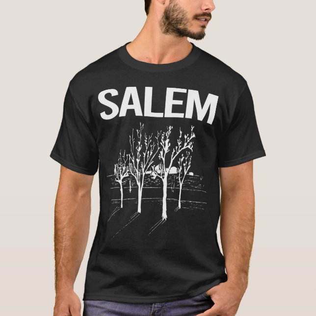Street Träd Salem T Shirt (Framsida)