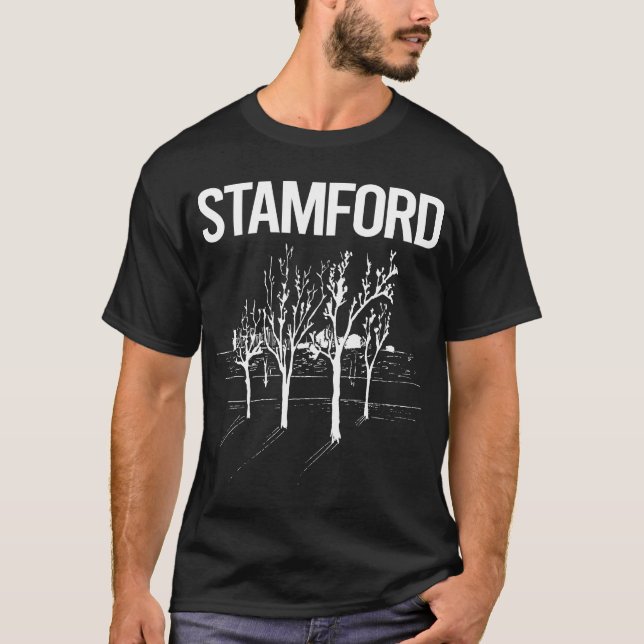 Street Träd Stamford T Shirt (Framsida)