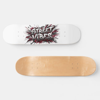 Street Vibes Graffiti Skateboarddäck Mini Skateboard Bräda 18,5 Cm