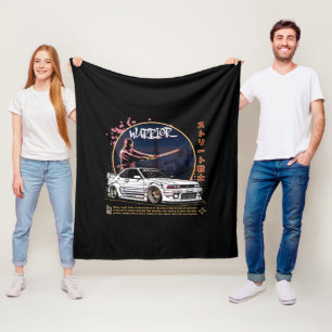 Street Warrior Samurai - Skyline Driver Fleecefilt
