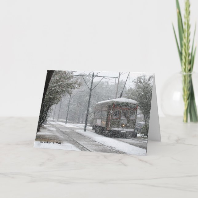 Streetcar New Orleans, December 11, 2008 Helgkort (Framsida)