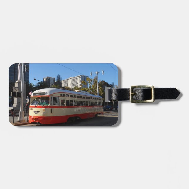 Streetcar San Francisco Bagagebricka (Horisontell Framsida)
