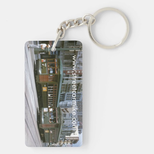 streetcarmike.com New Orleans genomreser Keychain (Baksidan)