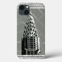 Streets i New York med Byggnad i Empire state
