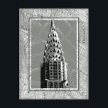 Streets i New York med Byggnad i Empire state Vykort<br><div class="desc">Har du varit i New York? Då kommer du att kärlek med utskriften av stadens gator med indrag av Empire state Byggnad. Köp det här biet och för dig lite närmare Big Apple!</div>