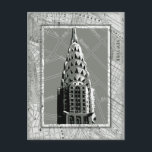 Streets i New York med Byggnad i Empire state Vykort<br><div class="desc">Har du varit i New York? Då kommer du att kärlek med utskriften av stadens gator med indrag av Empire state Byggnad. Köp det här biet och för dig lite närmare Big Apple!</div>