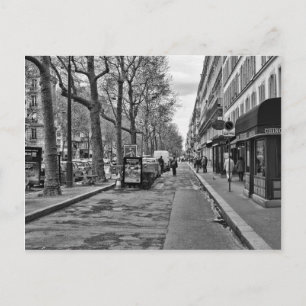 Streets i Paris V2 Vykort