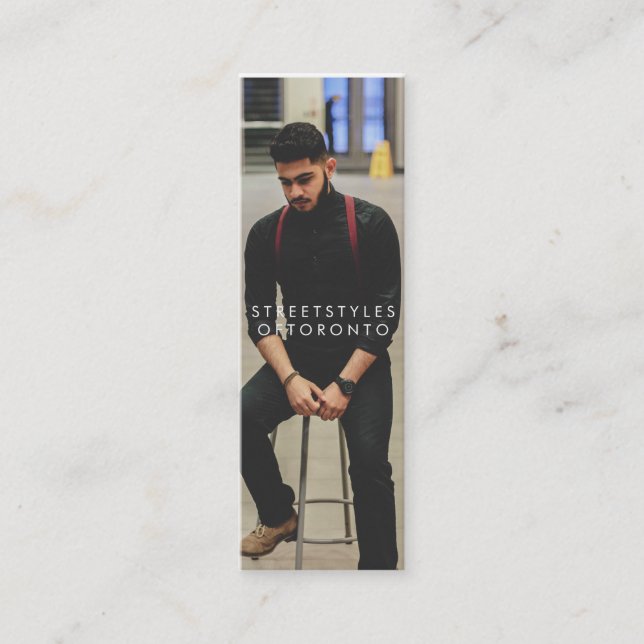 streetstylesoftoronto mini visitkort (Framsida)