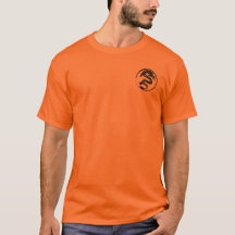 Streetwear Black Dragon tatuering på T-Shirt