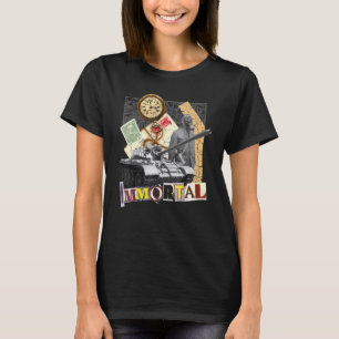 Streetwear Immortal Vintage Collage Color Urban T Shirt