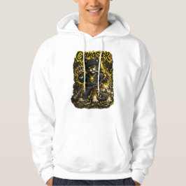 Streetwear Katt Illustration Hoodie
