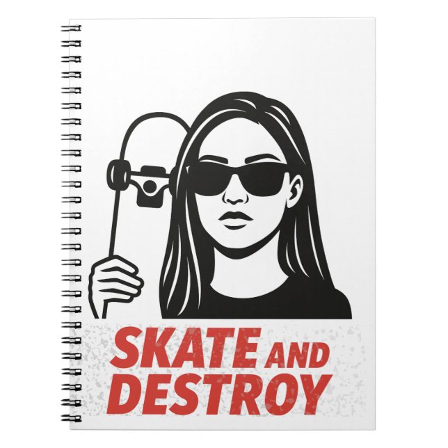 Streetwear med frihet och kant. anteckningsbok (Framsidan)