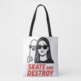Streetwear med frihet och kant. tygkasse