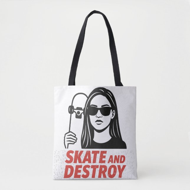 Streetwear med frihet och kant. tygkasse (Framsida)
