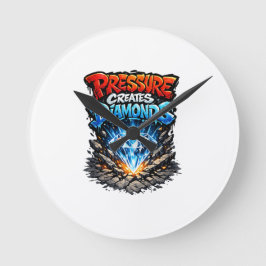 Streetwear Motivation Graphic Rund Klocka