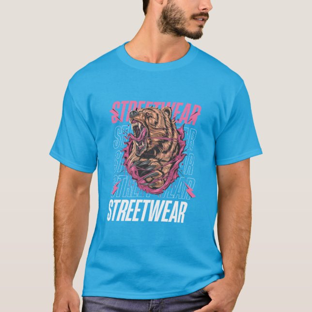 Streetwear t,shirt design t shirt (Framsida)
