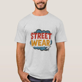 Streetwear Vibes - Fetstiskt urbant-grafikkort T Shirt