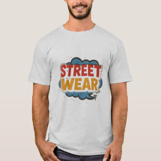 Streetwear Vibes - Fetstiskt urbant-grafikkort T Shirt