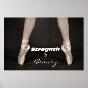 Stregnth och skönhet poster