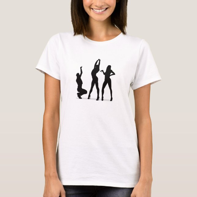 Strejka a Pose - Vogue silhouettes T Shirt (Framsida)