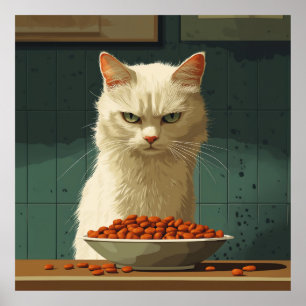 Strejka av kattfoder poster