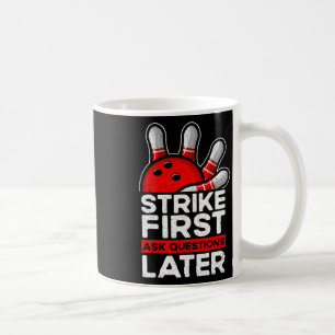 Strejka - Bowlareare Bowling Ball Funny Bowling Kaffemugg