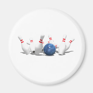 Strejka! Bowling Ball & Stift: Magnet