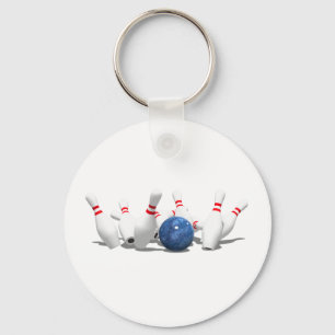Strejka! Bowling Ball & Stift: Nyckelring