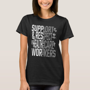 Strejka för att respektera sjuksköterskor och sjuk t shirt