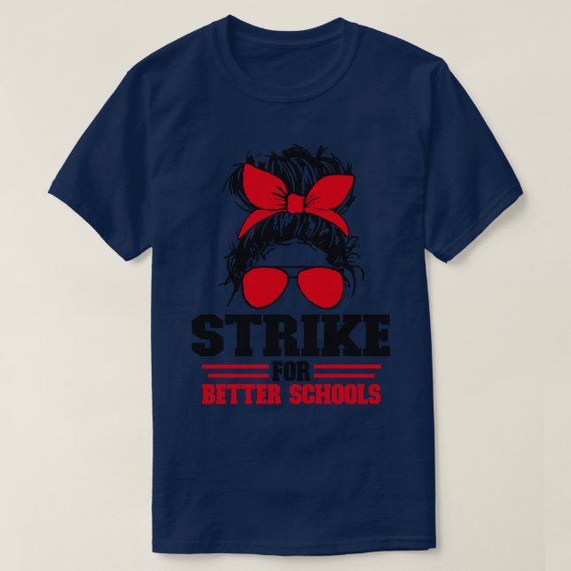 Strejka för bättre Skolor T Shirt (Design framsida)