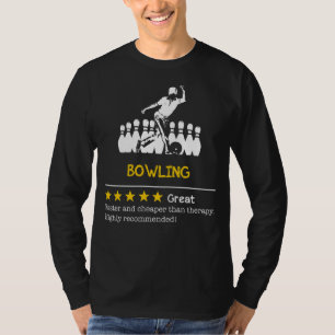 Strejka Guld i skratt med Bowling: billigare, Fas T Shirt