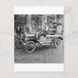 Strejka Hitchhikers, tidigt 1900-talet Vykort