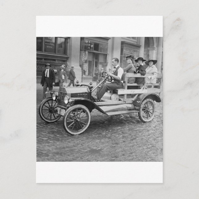 Strejka Hitchhikers, tidigt 1900-talet Vykort (Framsida)