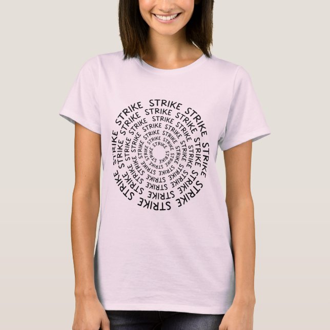Strejka i Stil med vår cirkulärdesign "Strejka" T Shirt (Framsida)