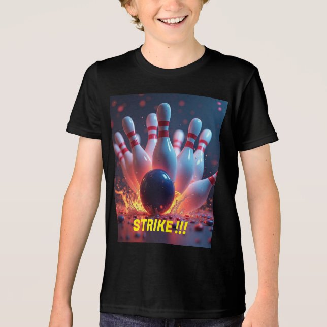 strejka med tio stift t shirt (Framsida)