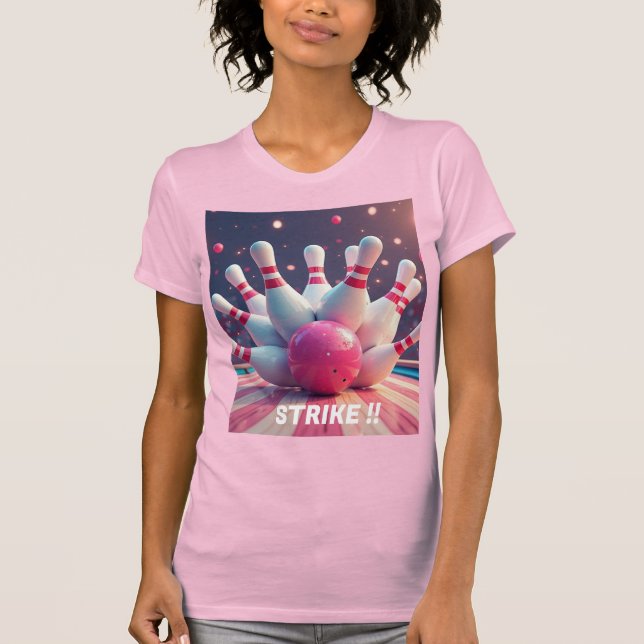 strejka med tio stift t shirt (Framsida)