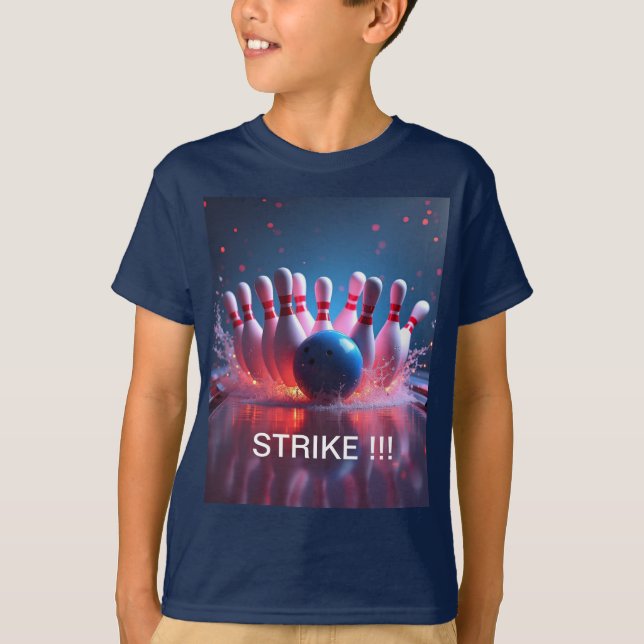 strejka med tio stift t shirt (Framsida)