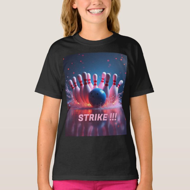 strejka med tio stift t shirt (Framsida)