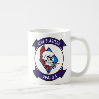 Strejka/mugg för kämpeskvadron VFA-34 Kaffemugg