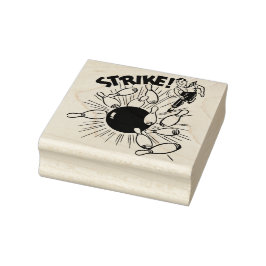 Strejka Rubber Frimärke Stämpel