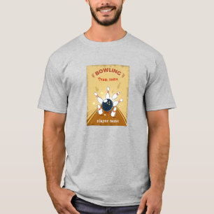 "Strejka Team Anpassningsbar Bowling Shirt PERSO T