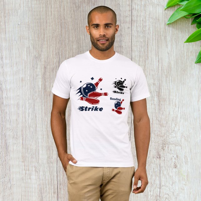 Strejka Ten Pin Bowling Manar T-Shirt (Skapare uppladdad)