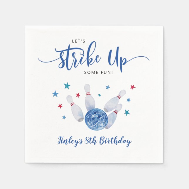 Strejka upp nån Roligt Boy Birthday Pappersservett (Framsidan)