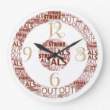 Strejka ut-ALS (stor)-klocka