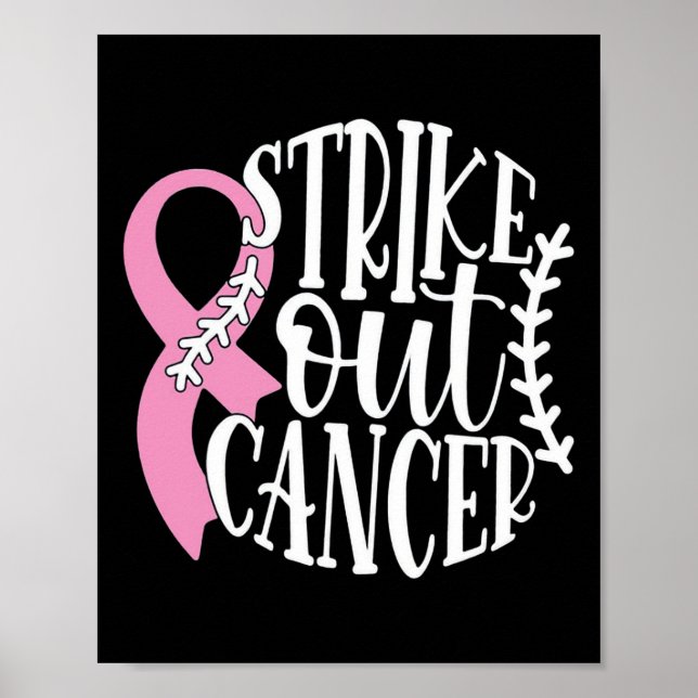 Strejka ut Baskebollens medvetande om bröstcancer Poster (Framsidan)